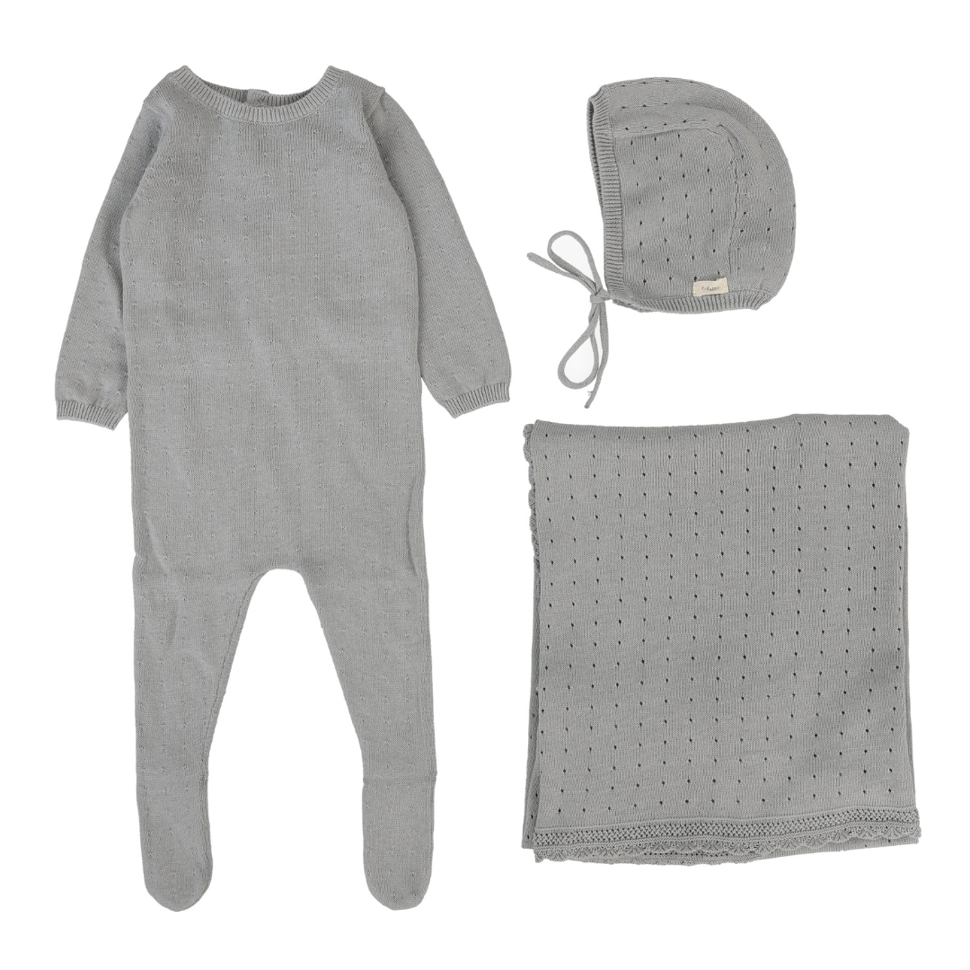 Lilette Dotty Knit Layette Set - DKLS