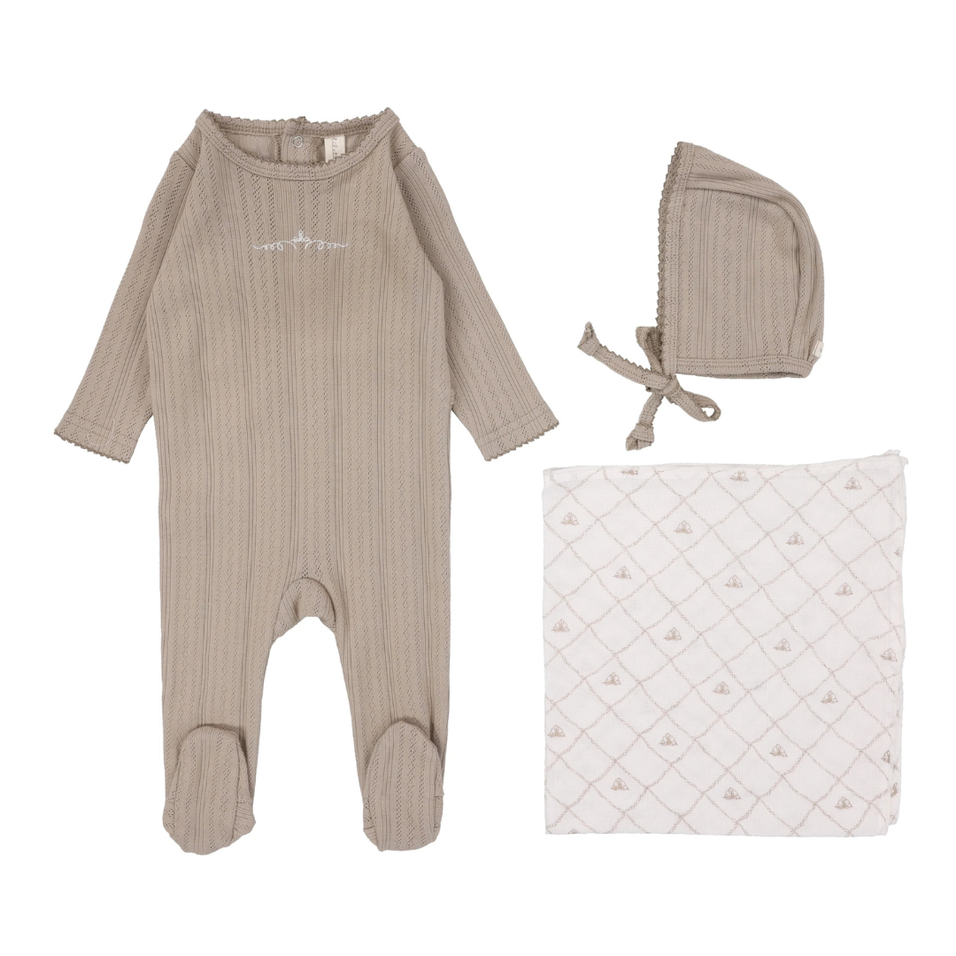 Lilette Pointelle Graphic Layette Set - PGLS