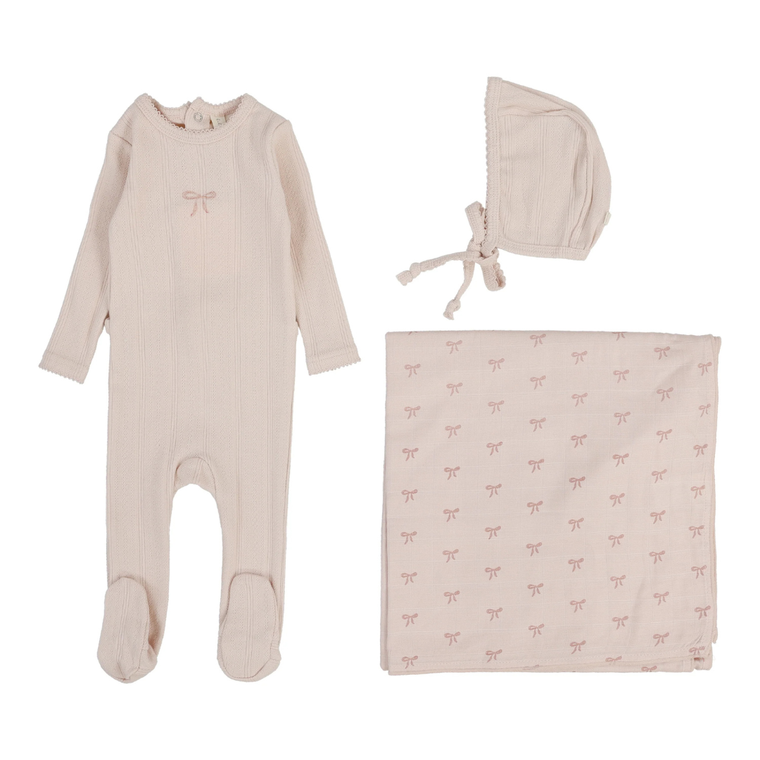 Lilette Pointelle Graphic Layette Set - PGLS
