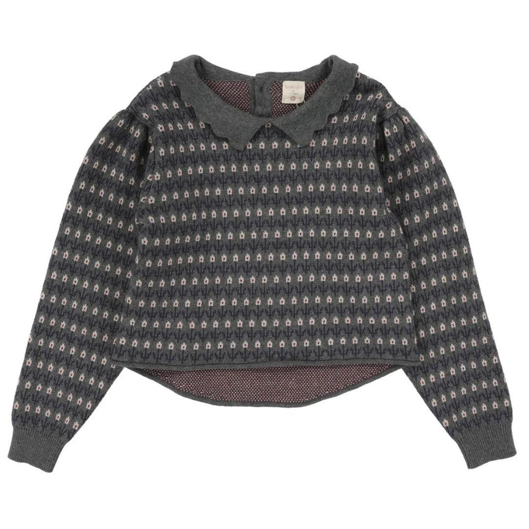 Analogie Floral Knit Sweater - DFKSW