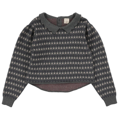 Analogie Floral Knit Sweater - DFKSW