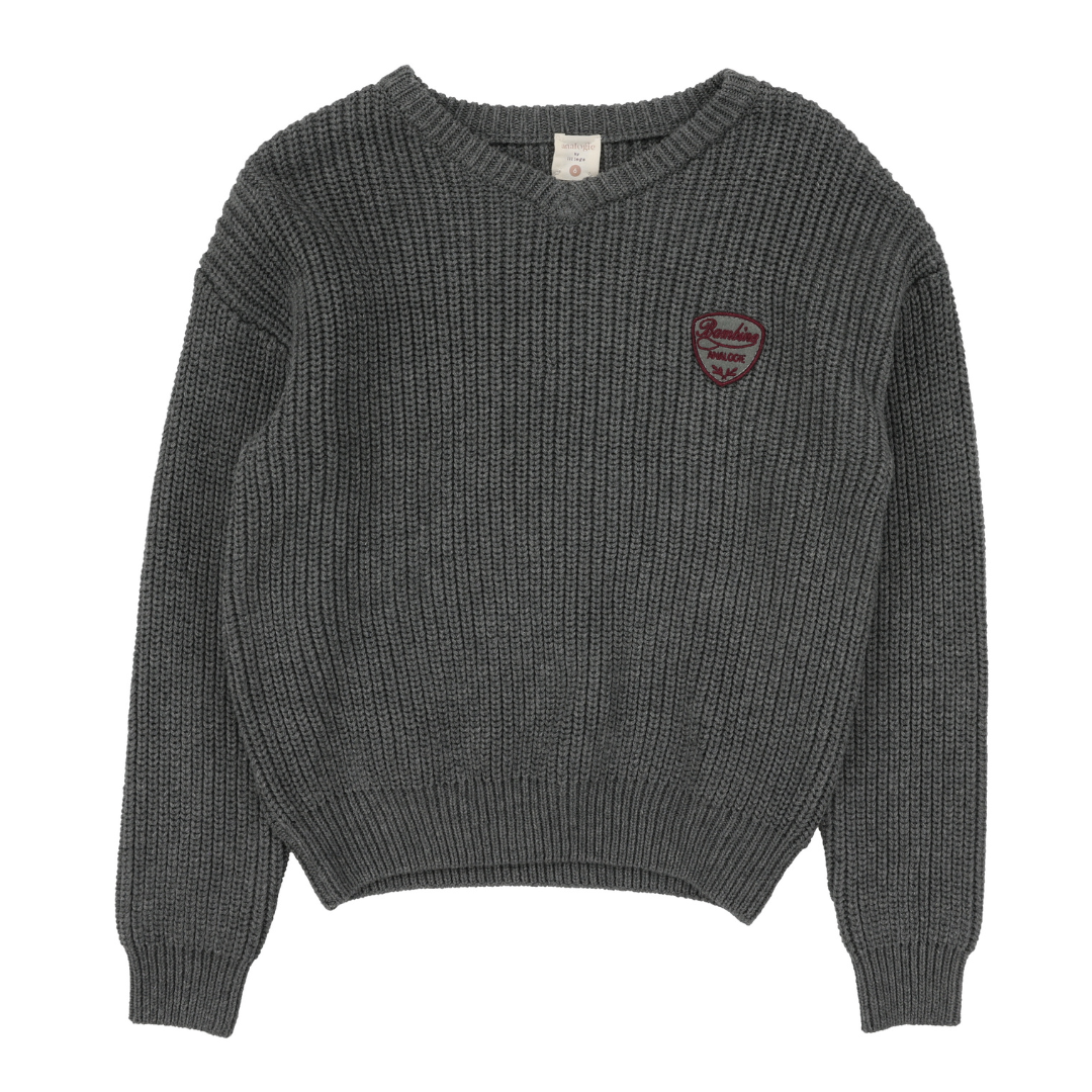 Analogie Knit V-Neck Sweater - DKVNS
