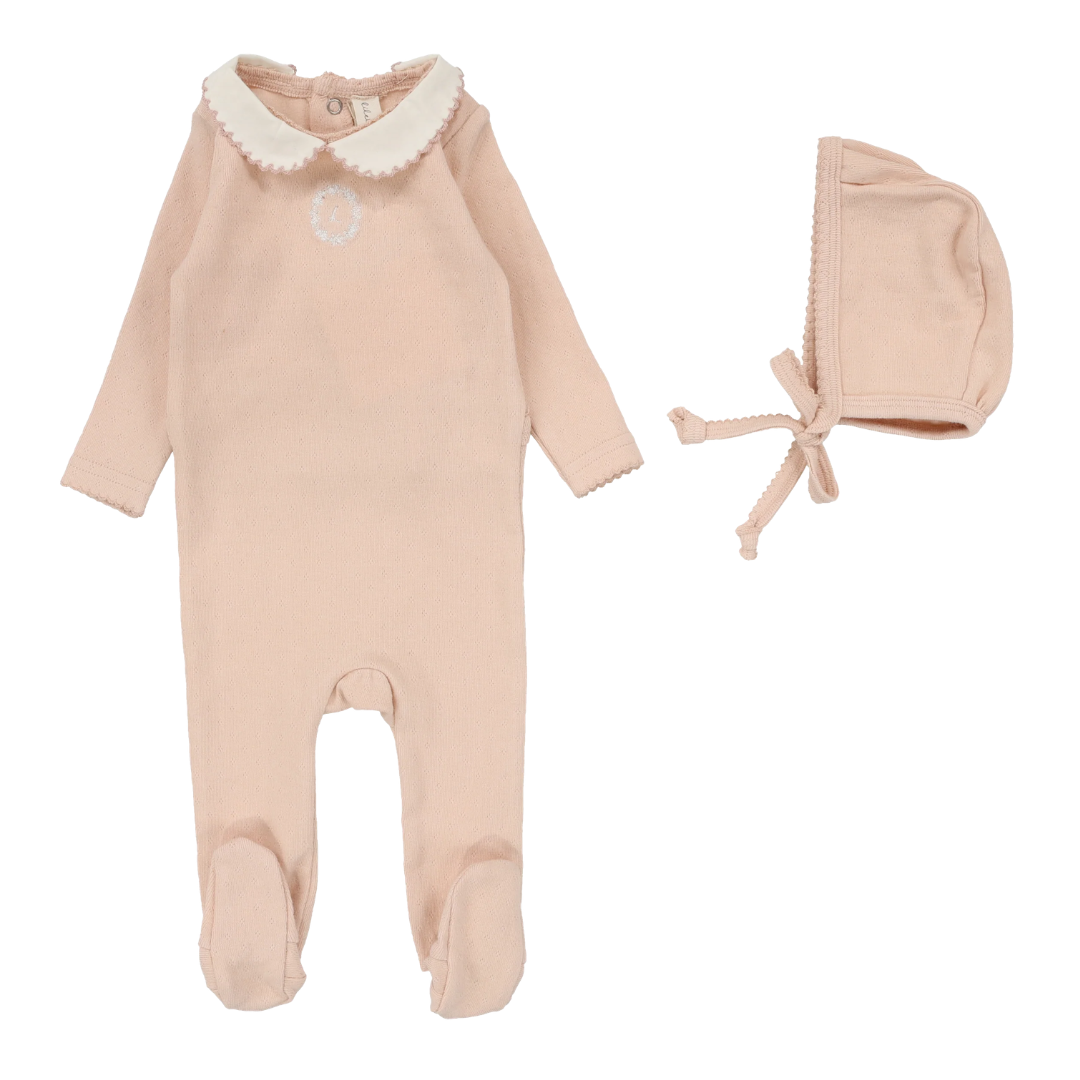 Lilette Emblem Embroidered Footie Set - EEFS