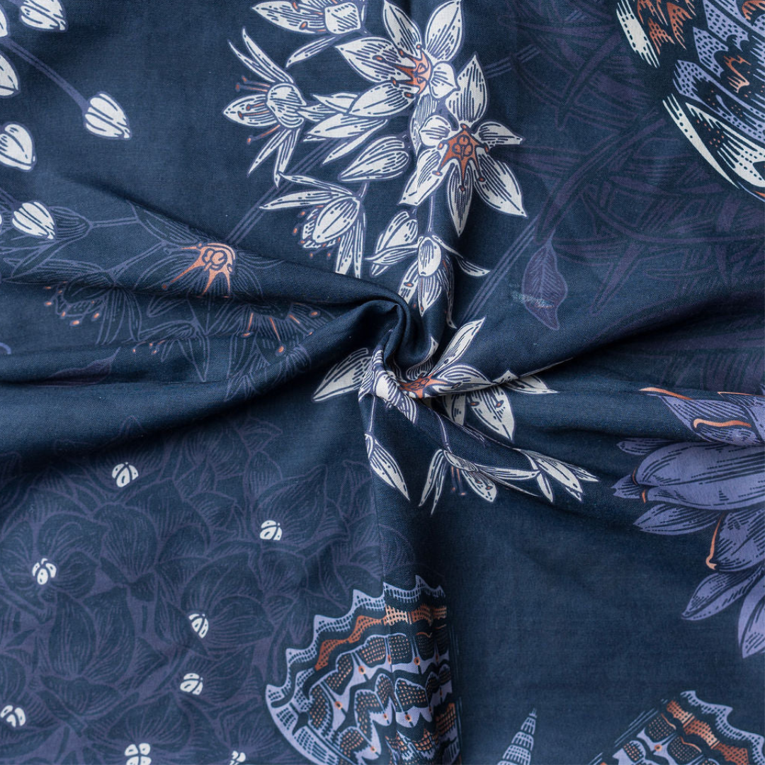 Nicsessories Midnight Garden Headscarf - Nic-10-AW25