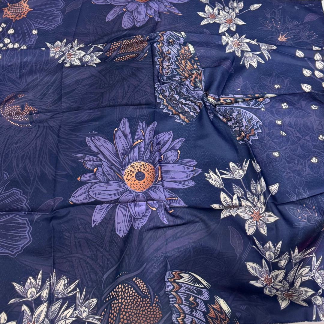 Nicsessories Midnight Garden Headscarf - Nic-10-AW25