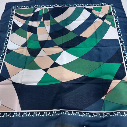 Nicsessories Pucci Emerald Headscarf - Nic-12-AW25