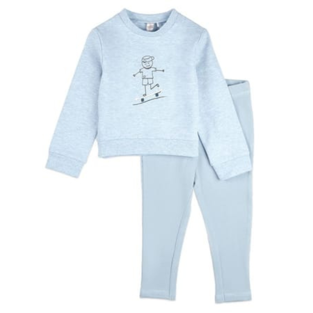 MiniMoi This Is How I Roll 2 Pc Legging Set - INP09686