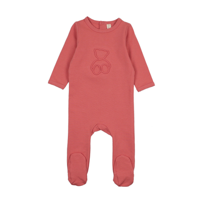 Bonjoy Embossed Teddy Footie - BLW25032F