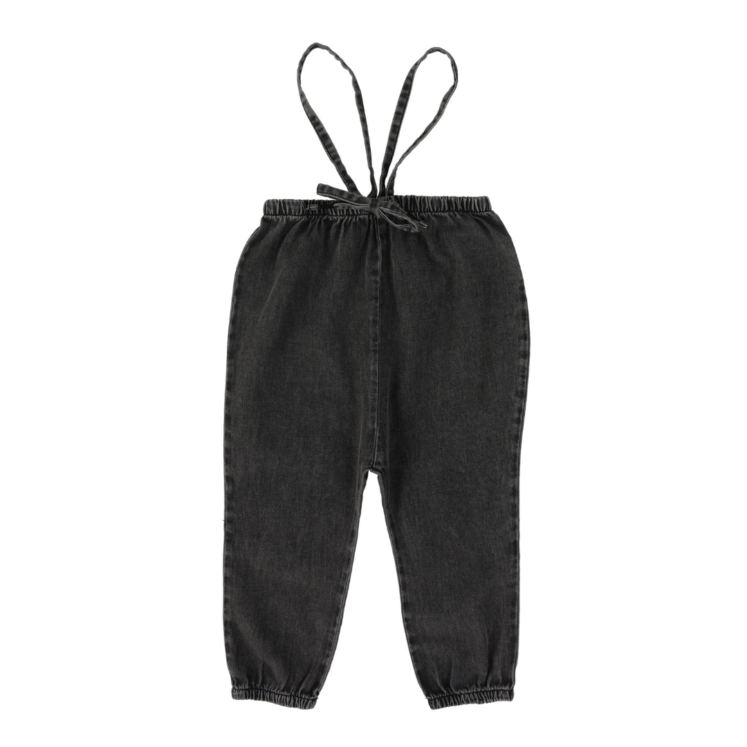 Lil Legs Bubble Suspender Pants - DBSR