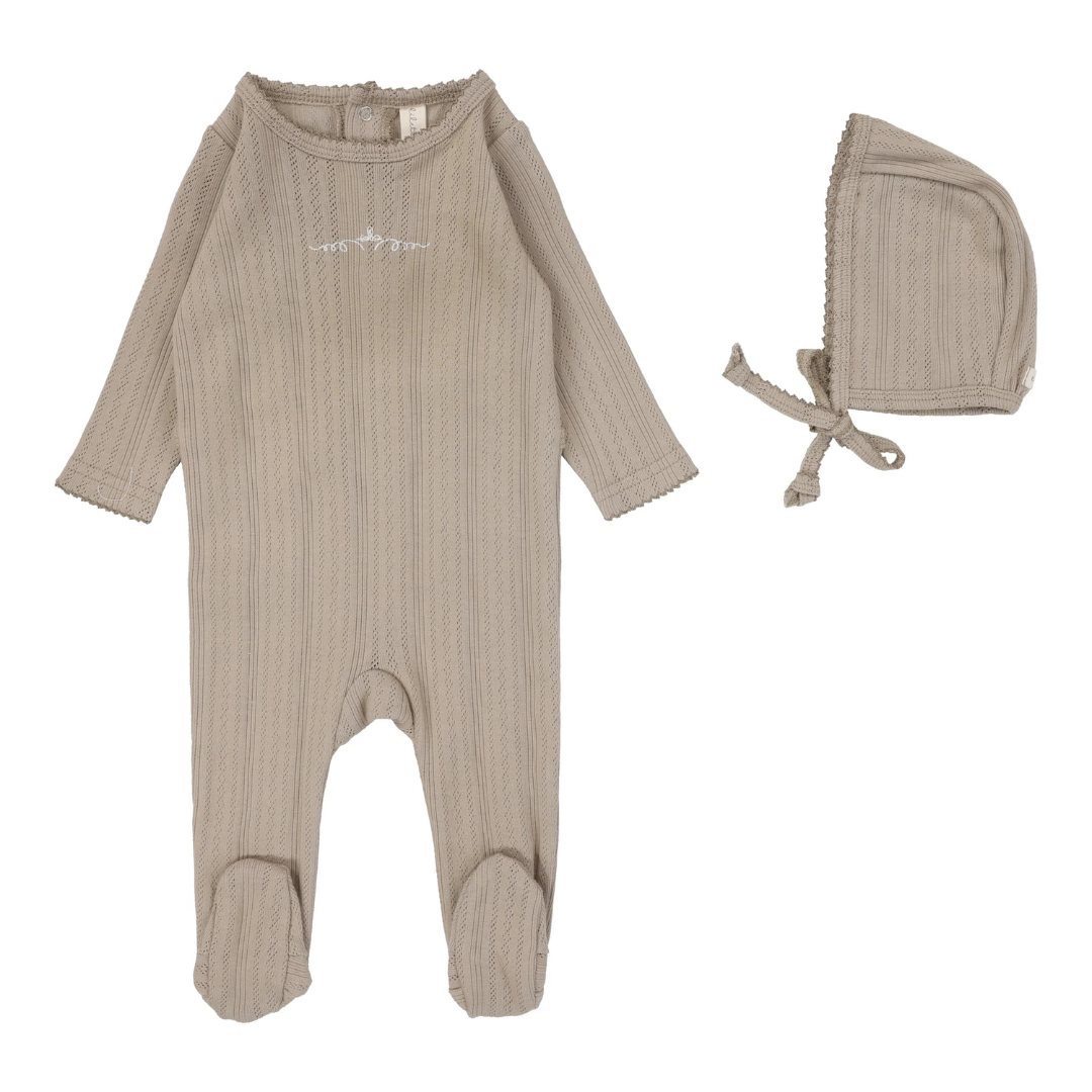 Lilette Pointelle Graphic Footie Set - PGFS