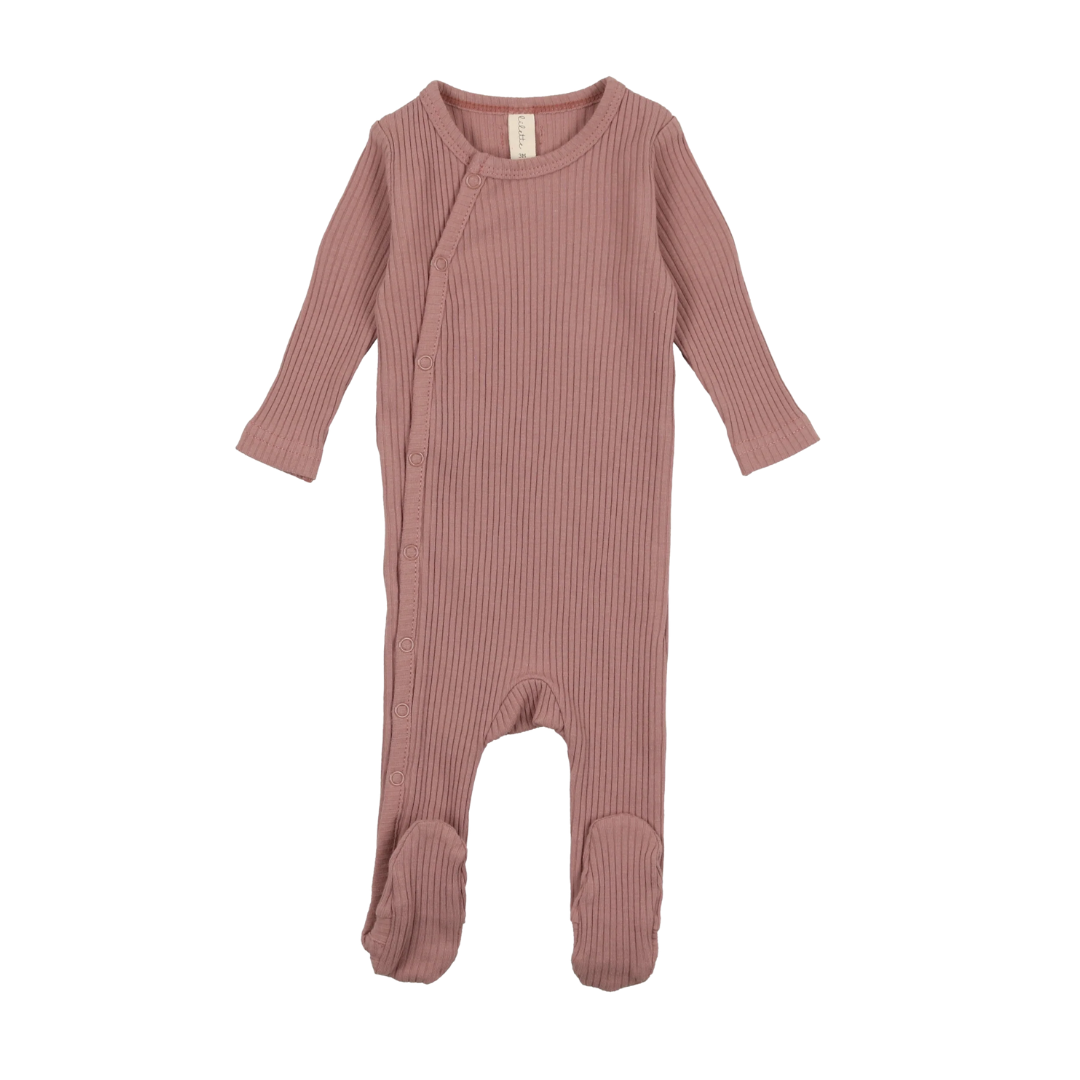 Lilette Side Snap Rib Footie - SSRF