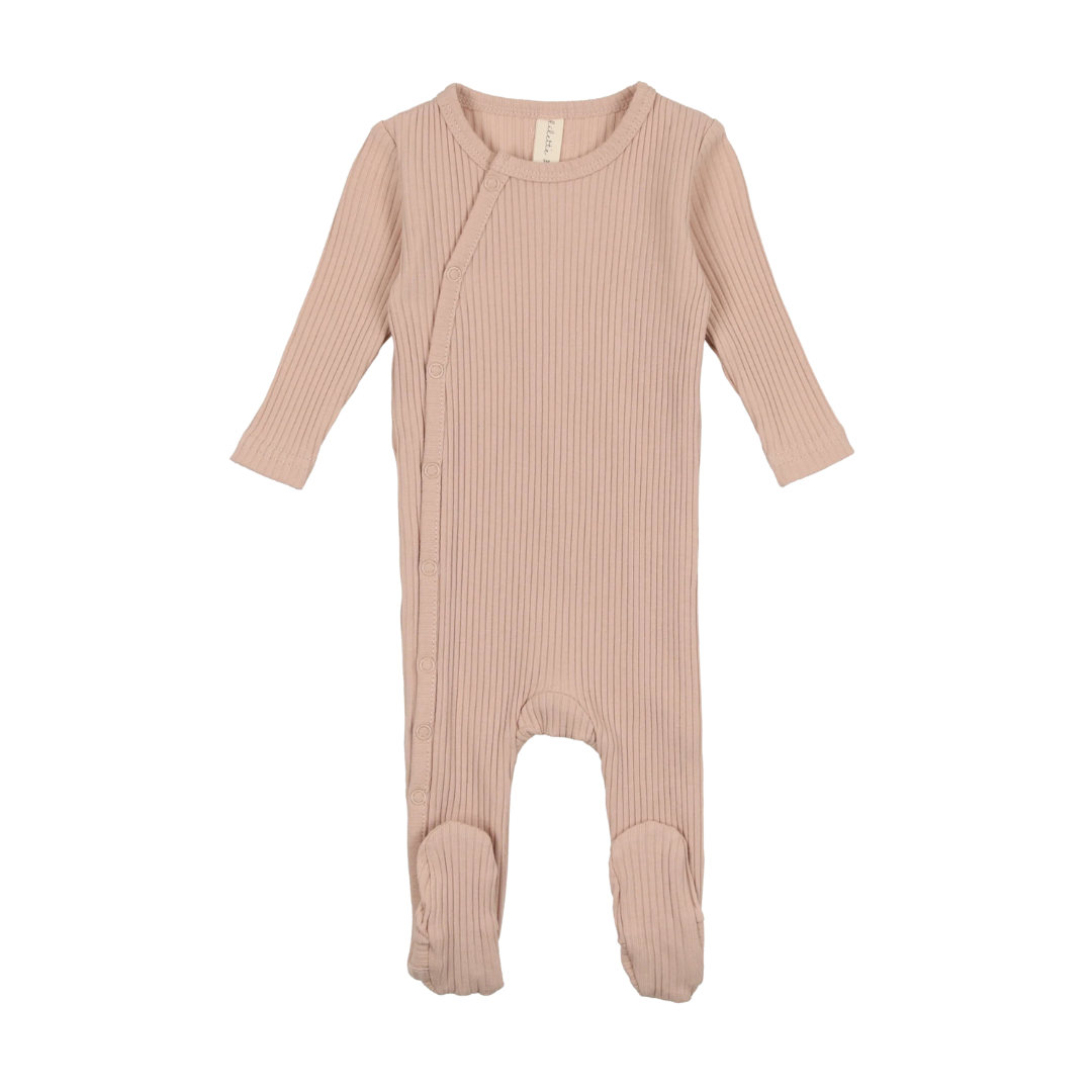 Lilette Side Snap Rib Footie - SSRF