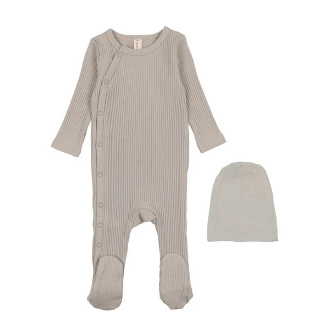 Lilette Side Snap Rib Footie Set - SSRF-B