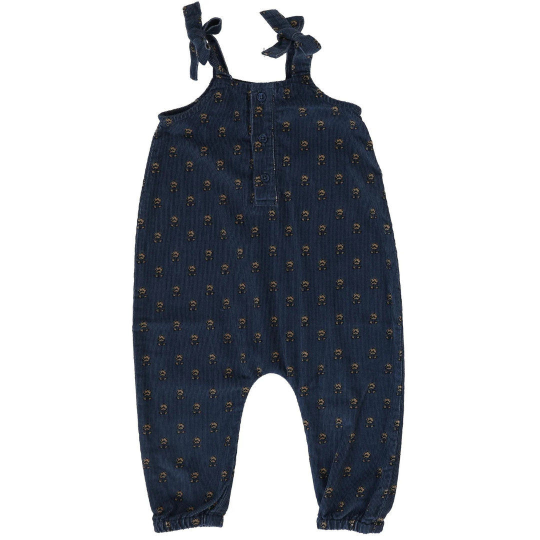 Analogie Vintage Floral Corduroy Overalls - VFCO
