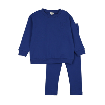 Bonjoy Embossed B Sweatshirt Set - BTW25008SW