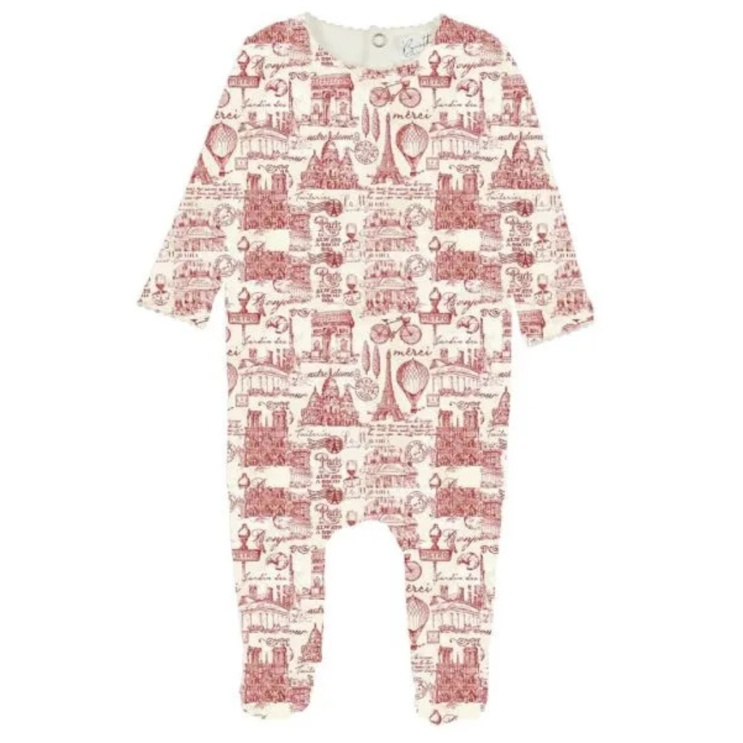 Bopop Toile Footies - PL795