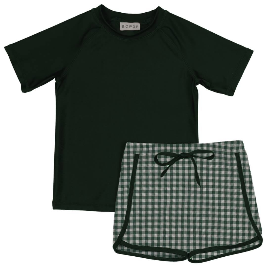 Bopop Gingham Swim Set - PL781