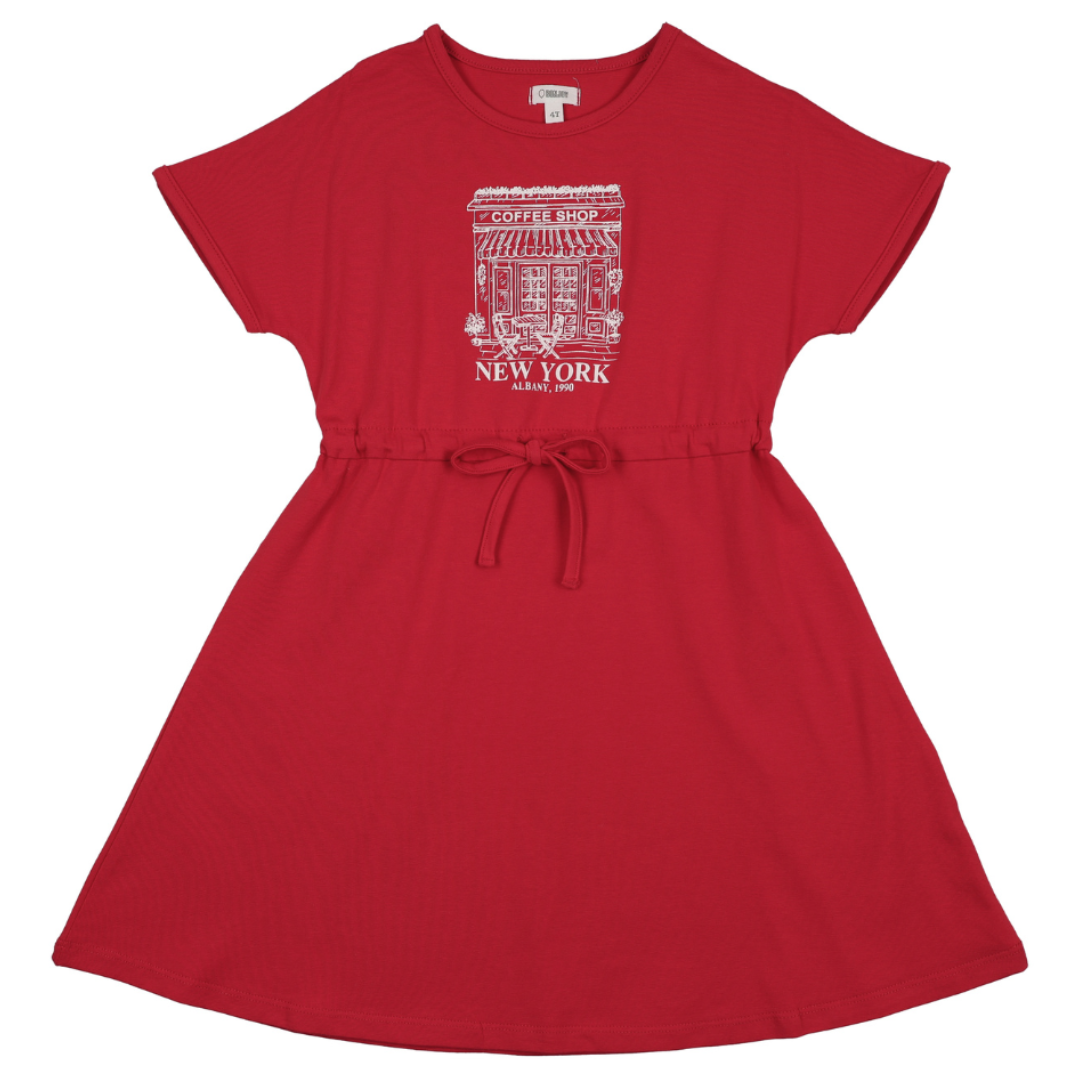 Bonjoy Coffee Shop Short Sleeve Dress - BTSS26035SSD
