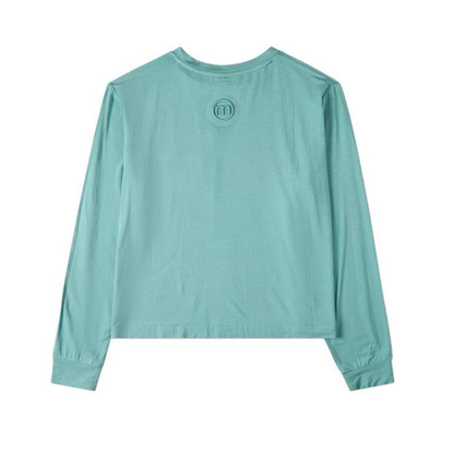 Memoi Make Today Happy Smiley Long Sleeve T-Shirt - MKC-116