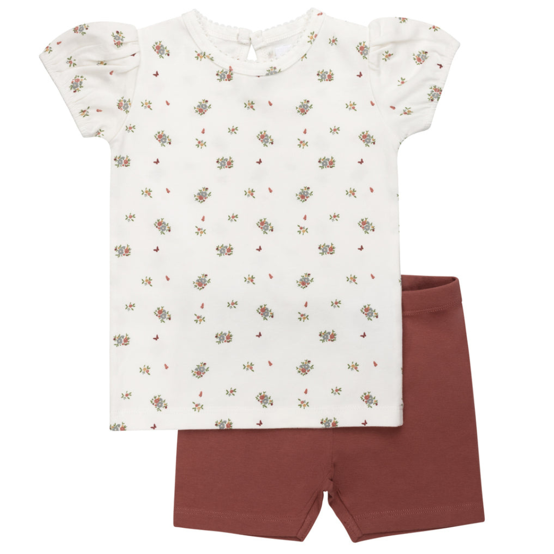 Aurora Jersey Cotton Floral Print Collection Set - ASS26-0063-LS