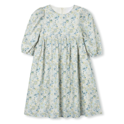 Papillon Floral High Waisted Dress With Bow - C-23695
