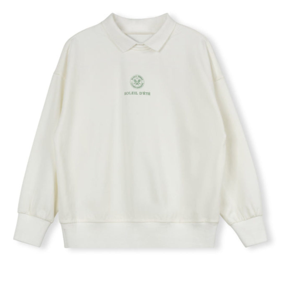Vibe Collared Ponti T-Shirt - C-25691
