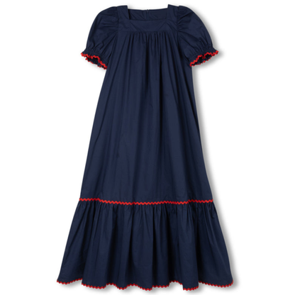 Lilou Poplin Square Neck Robe - C-25318