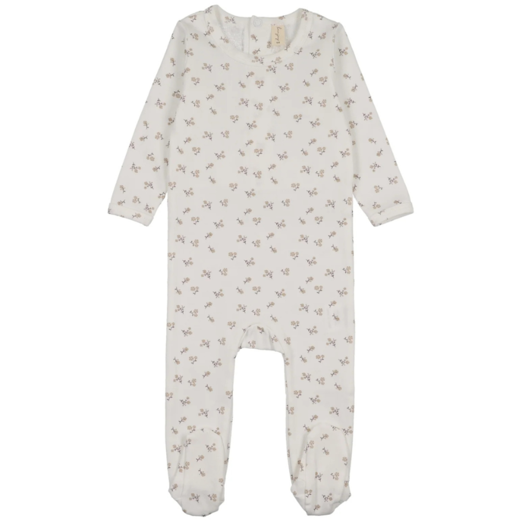 Bonjoy Sweet Floral Footie - BLSS26078F