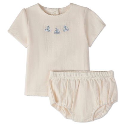 MiniMoi Set The Sail 2 Pc Bloomer Set - INV10122