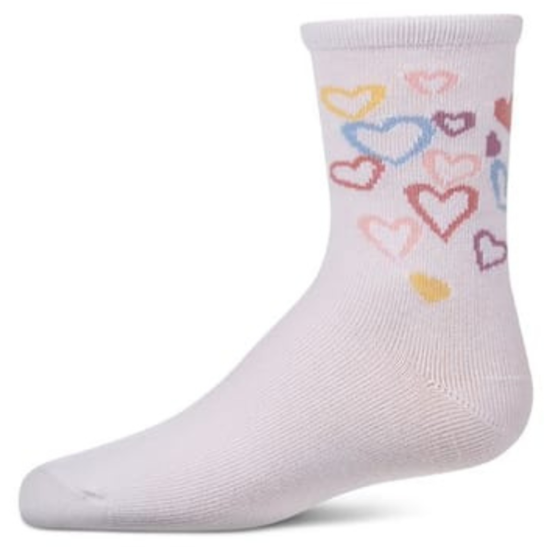 Memoi Overlapping Fun Hearts Crew - MKF-6096