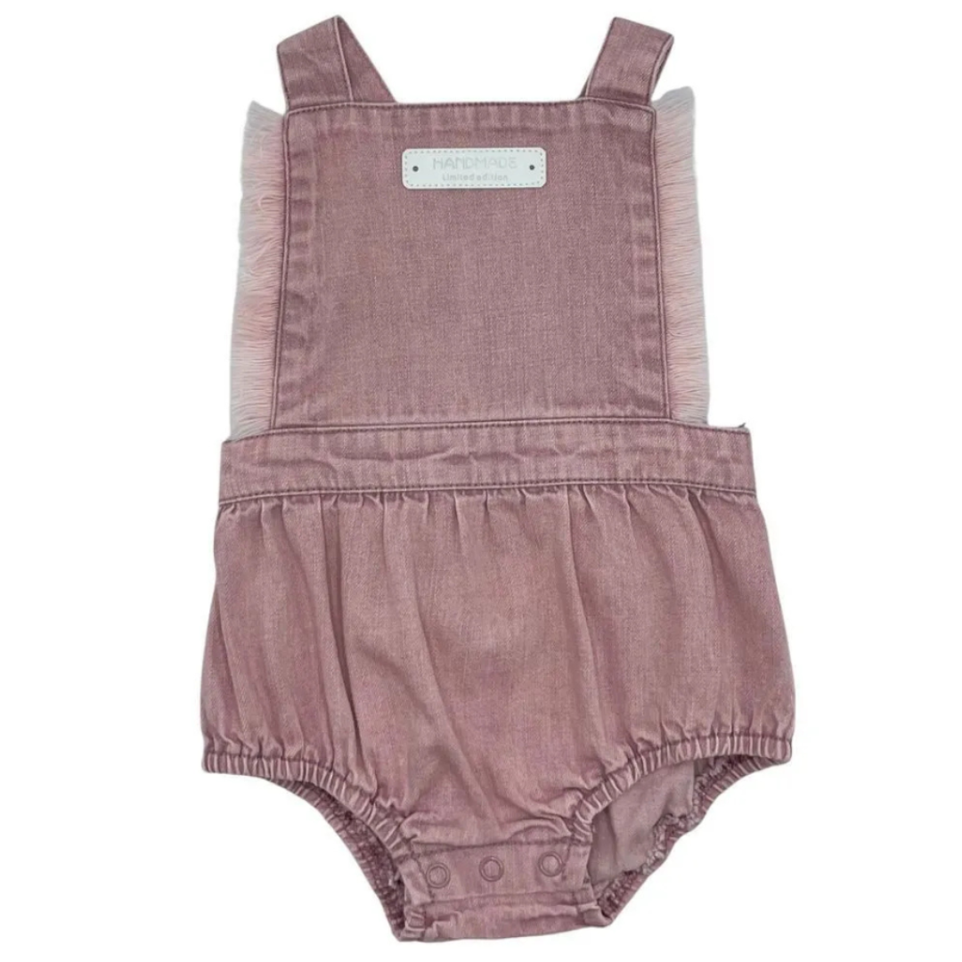 Best Frendz Washed Fringe Romper - 12-422