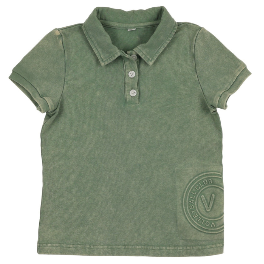 Bonjoy Embossed Volleyball Short Sleeve Polo - BTSS26017SP
