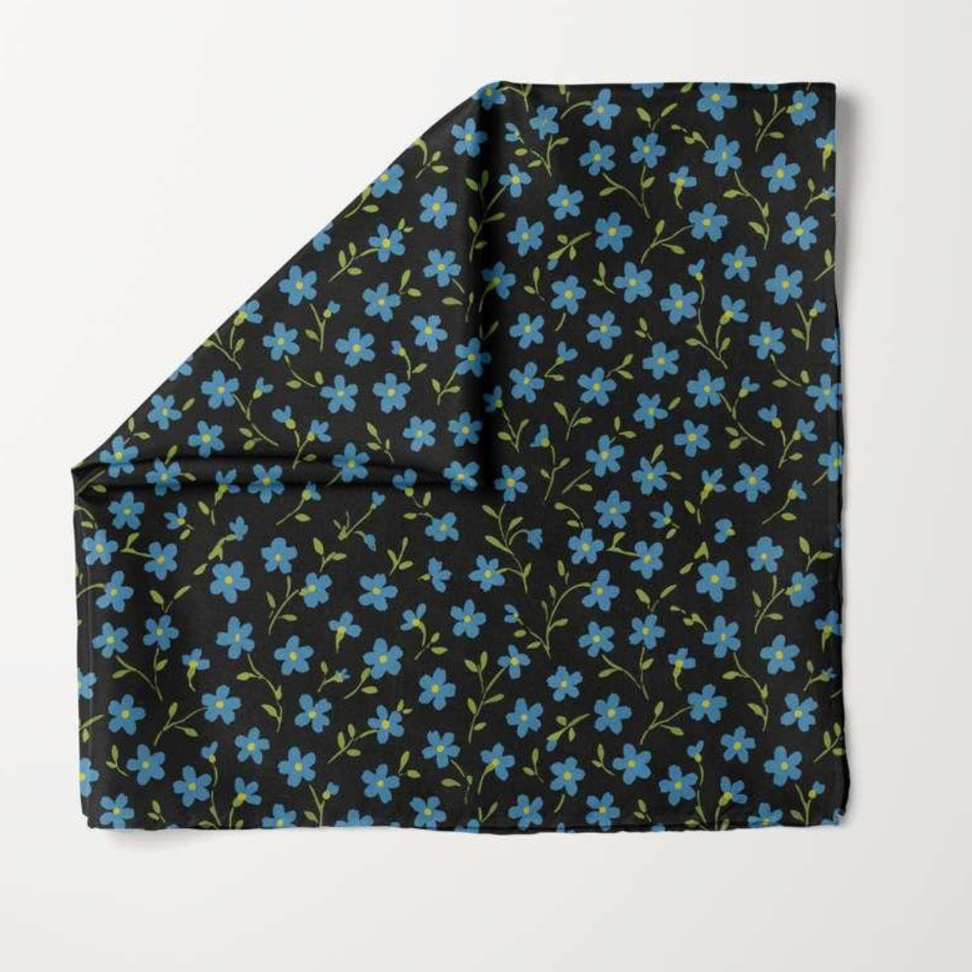 TIE UR KNOT Something Blue Headscarf - TUK-08-SS26