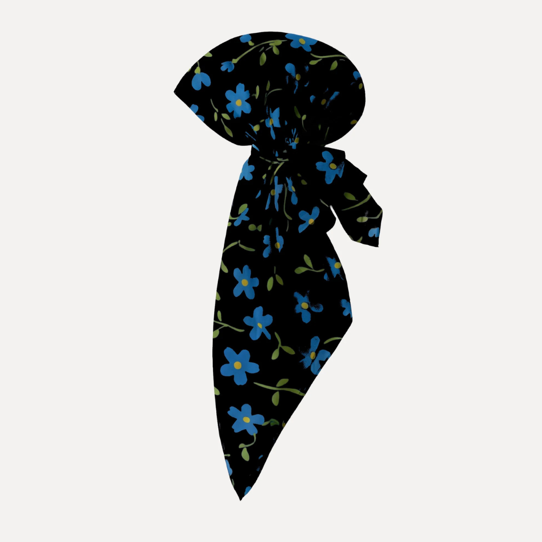 TIE UR KNOT Something Blue Headscarf - TUK-08-SS26