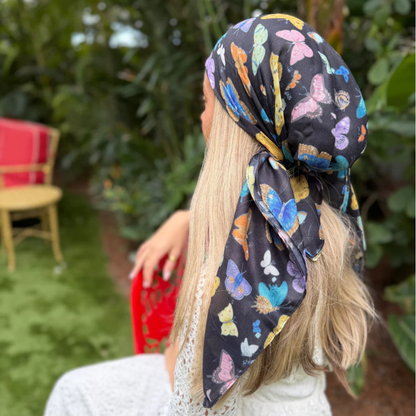 The Scarf Bar Twilight Butterfly Headscarf - TSB-33-SS26