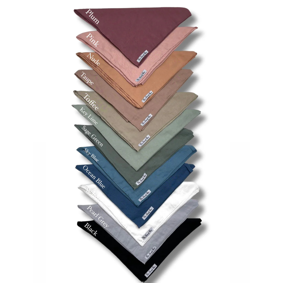 The Scarf Bar Bandana Premium Solids 25 - TSB-36-SS26