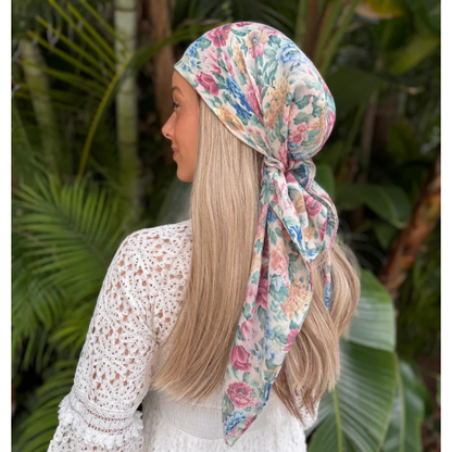The Scarf Bar English Garden Headscarf - TSB-07-SS26