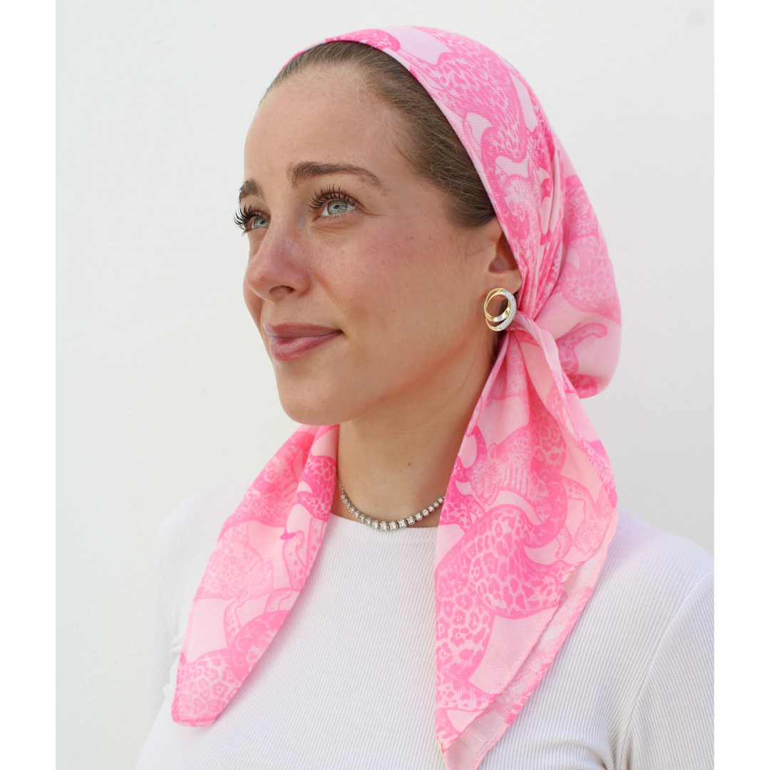 The Scarf Bar Pink Panther Headscarf - TSB-27-SS26