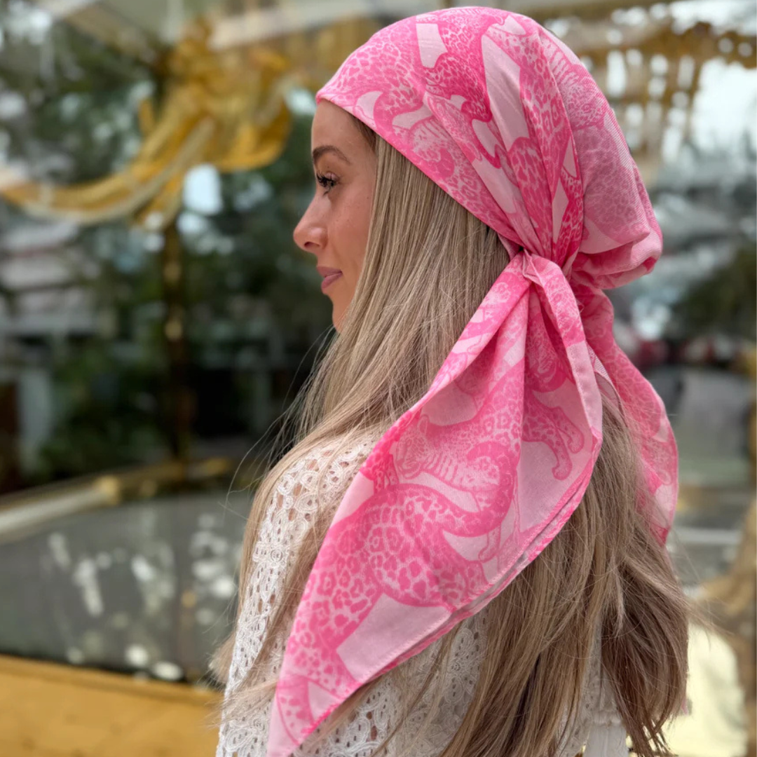 The Scarf Bar Pink Panther Headscarf - TSB-27-SS26