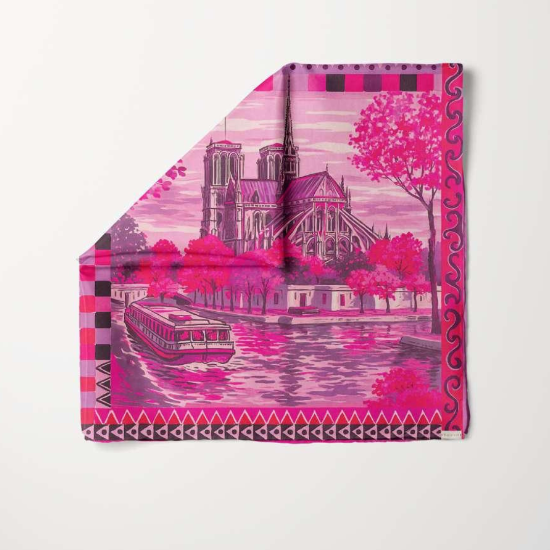 TIE UR KNOT Pardon My French Headscarf - TUK-13-SS26