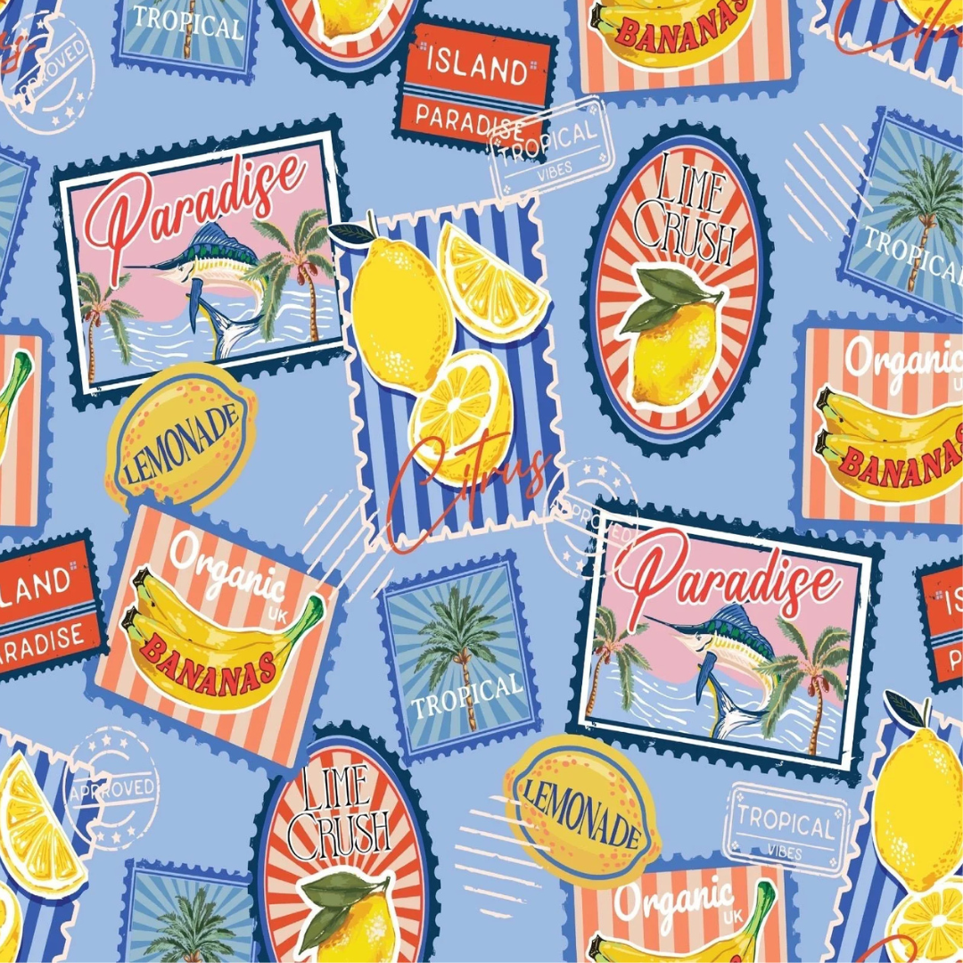 Nicsessories Citrus Stamp Headscarf - Nic-04-SS26