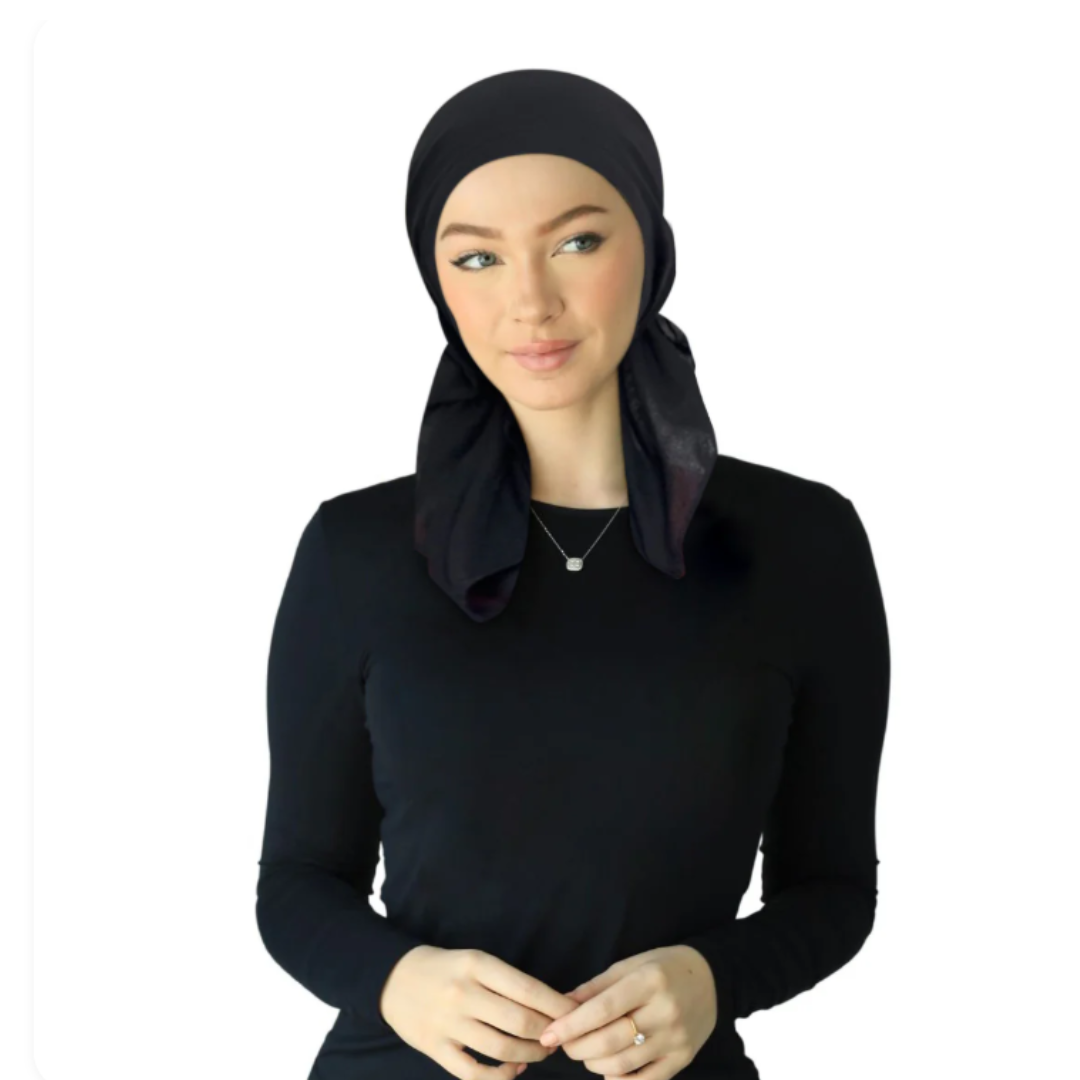 Cherie Pre-tied Headscarves Bandana Solid - Hb-167