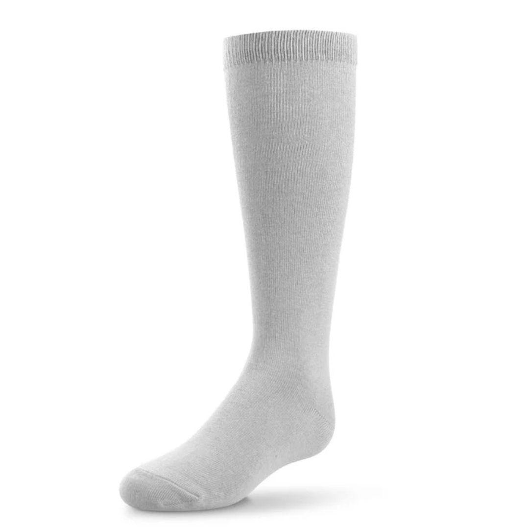 Zubii Flat Cotton Knee High 86 Silver Gray - 705