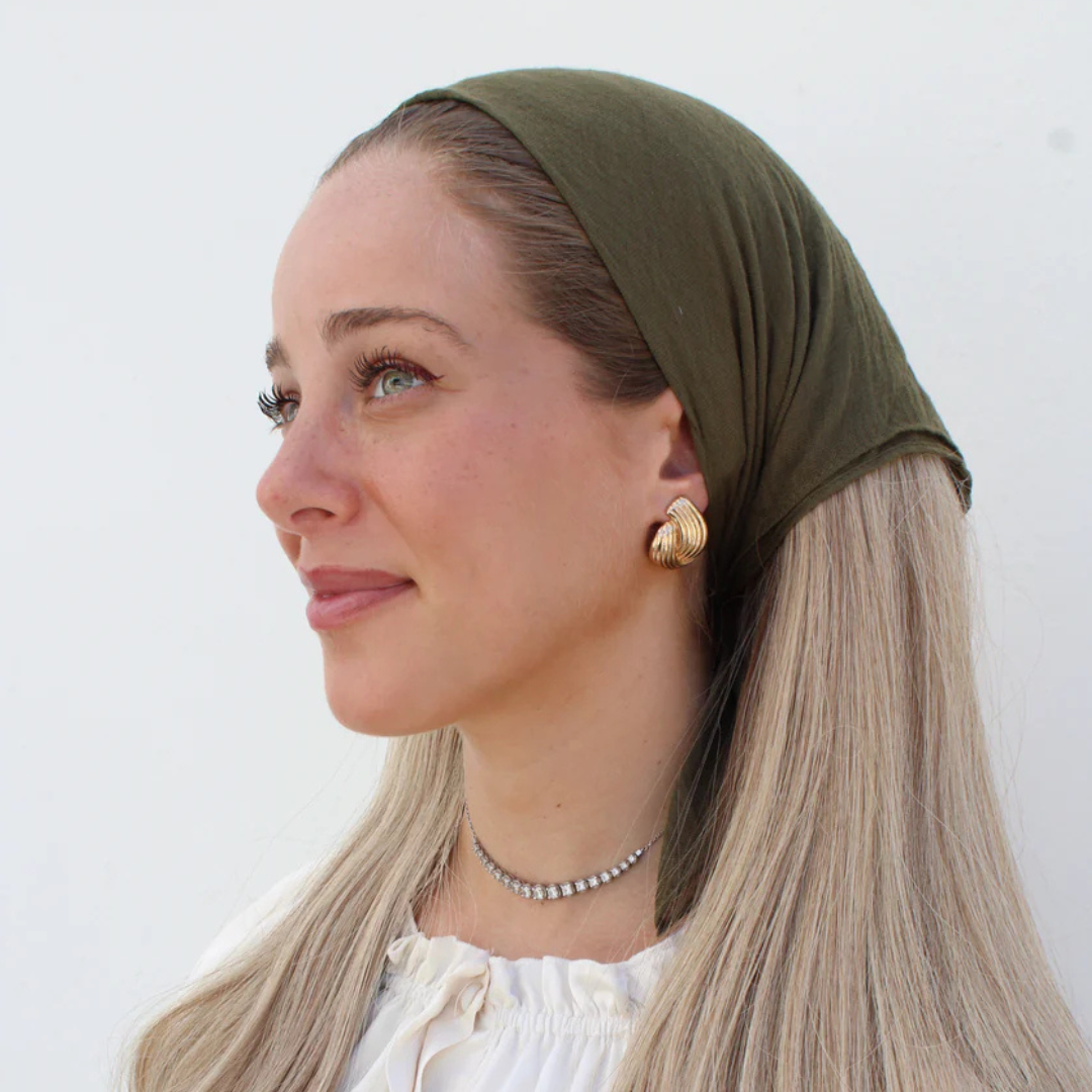The Scarf Bar Solid Wrinkle Headscarf - TSB-62-SS26
