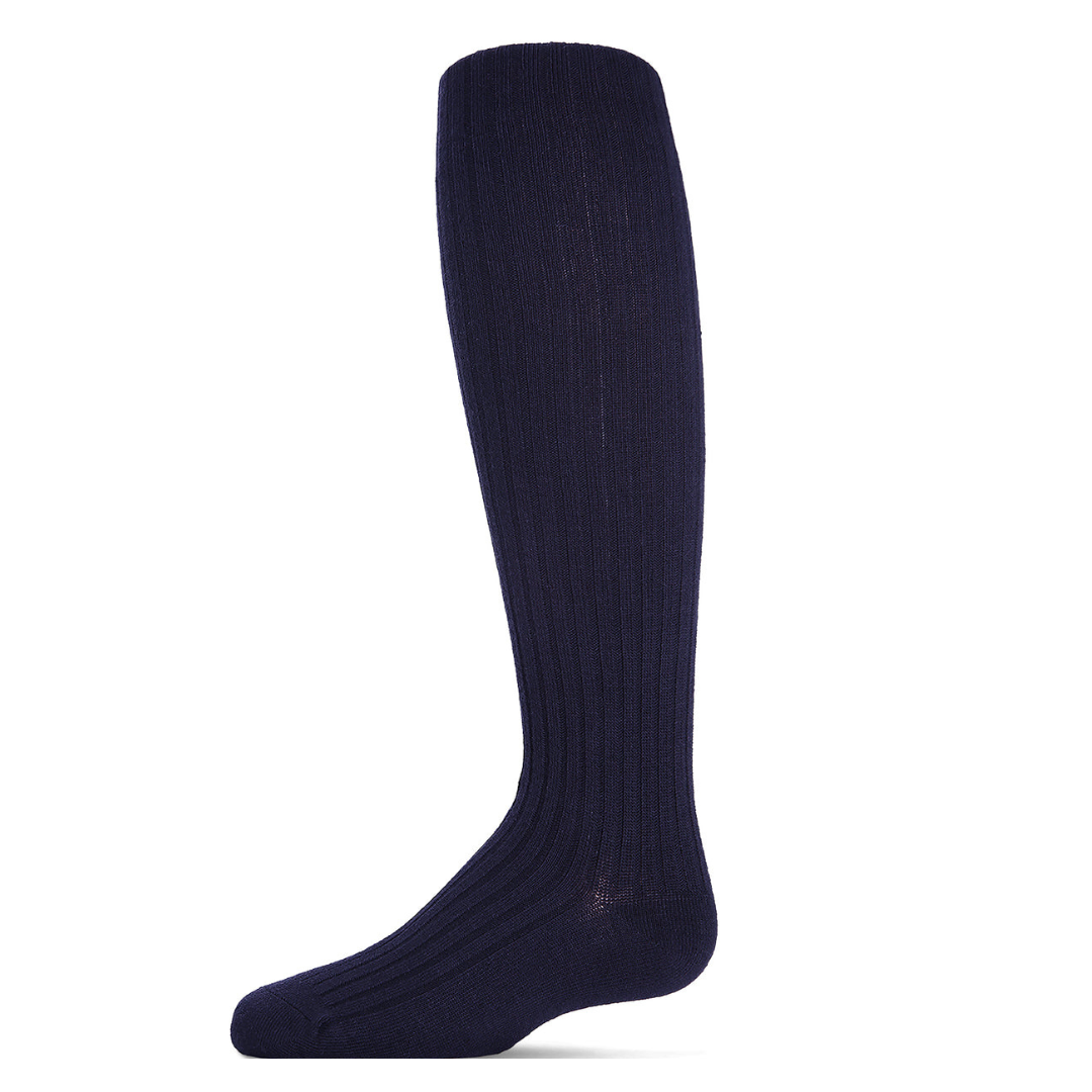 Spot-On Ribbed Cotton Blend Knee High Sock - Sp-1039