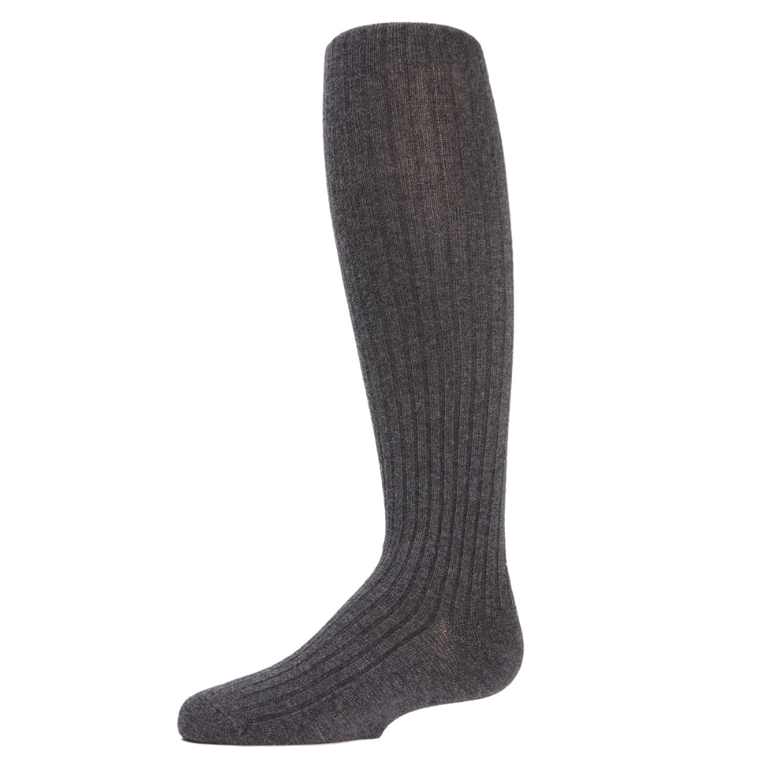 Spot-On Ribbed Cotton Blend Knee High Sock - Sp-1039