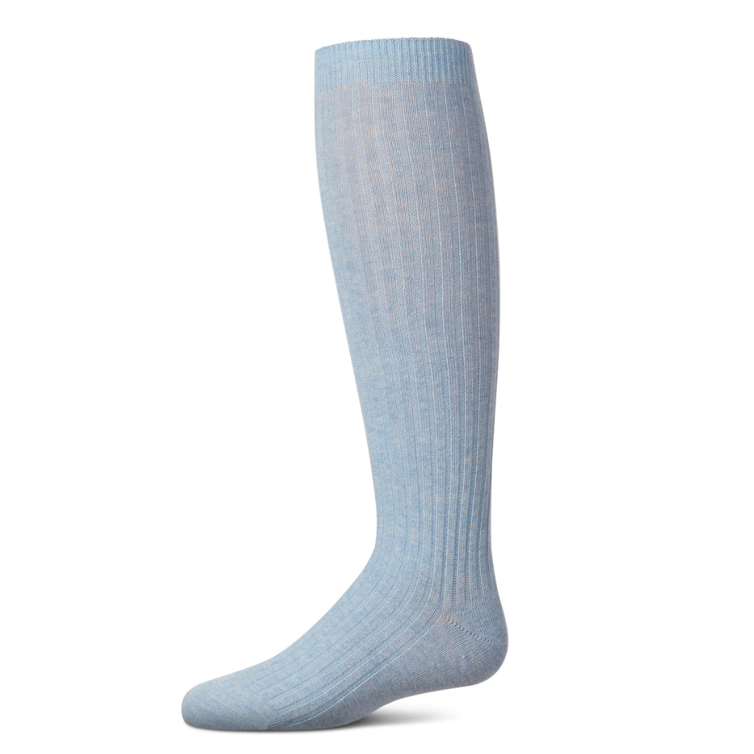 Spot-On Ribbed Cotton Blend Knee High Sock - Sp-1039