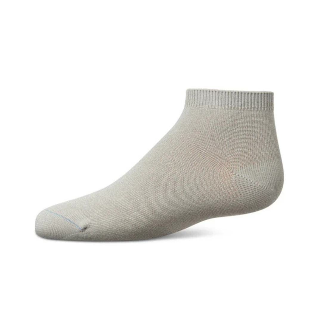 Memoi Kids Basic Soft Rayon from Bamboo Anklet Socks Stone - Mk-6066