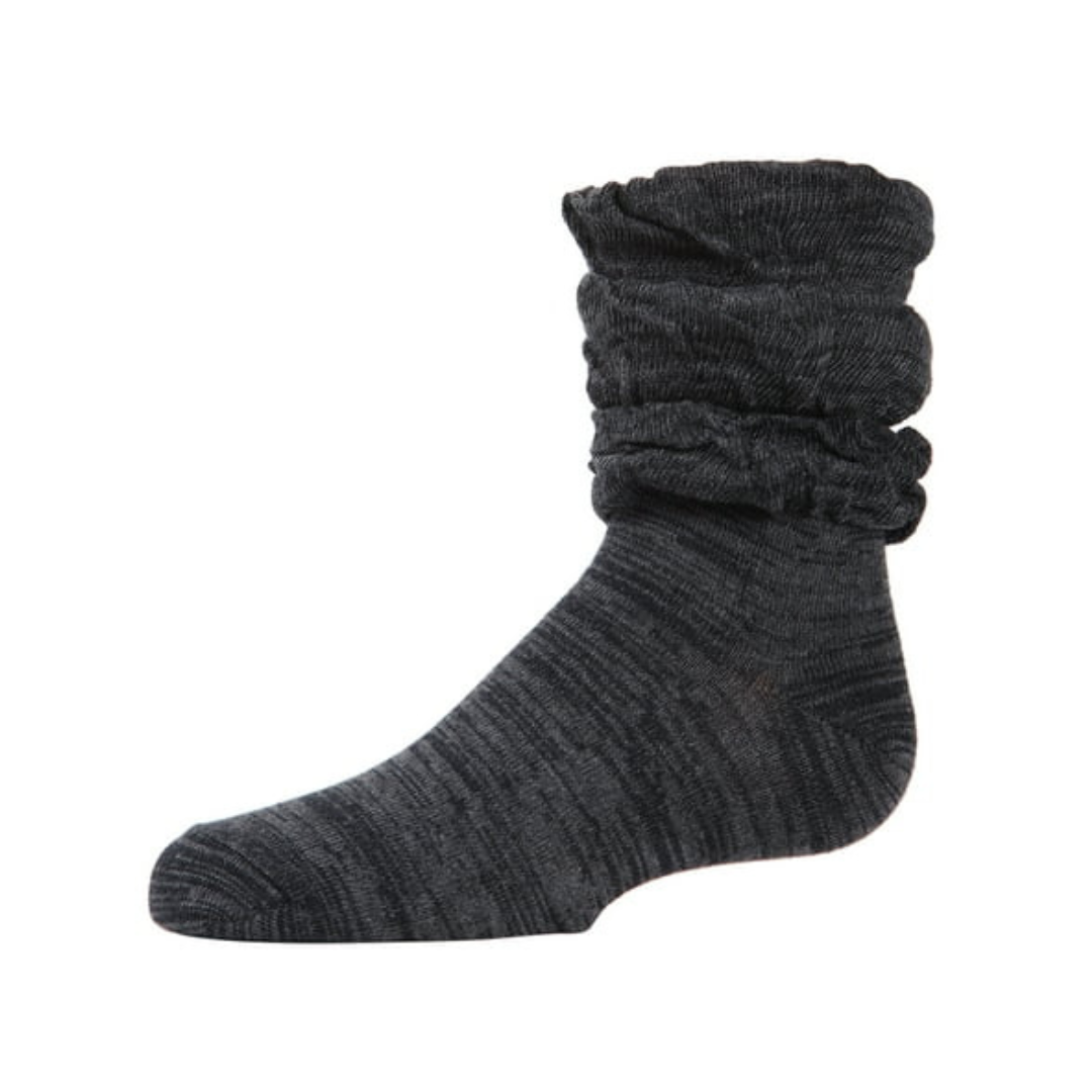Memoi Triple Ruffle Crew Socks - Mkf-6000