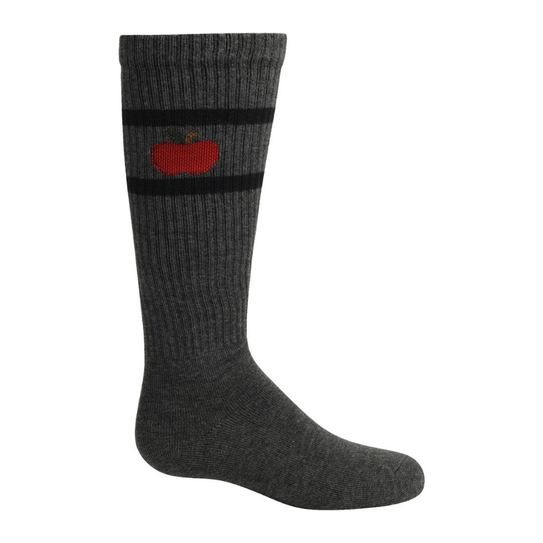 Zubii Varsity Apple Knee Socks - 908